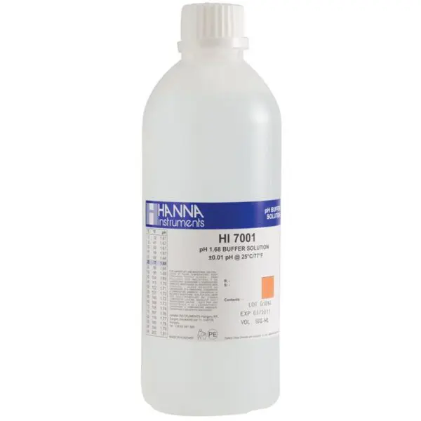 Soluzione standard di calibrazione pH 1.68 (500 mL) - HI7001L